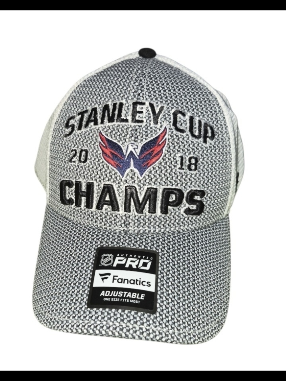 Washington Capitals 2018 Stanley Cup Champions Mesh Trucker Cap Hat Fanatics